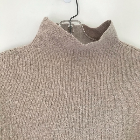 WILFRED ARITZIA MONTPELLIER TAN MOCK NECK SWEATER - Picture 2 of 16